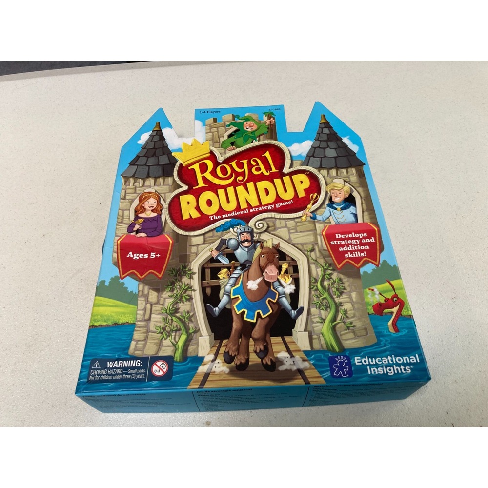Royal Roundup Medieval Strategy and Counting Game Educational Complete Knights